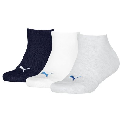 чорапи,детски,чорапи,puma,plain,sneaker,socks,3,pairs,white,grey,blue,(multicolor)