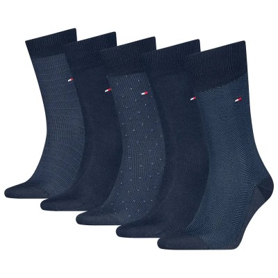 чорапи,мъжки,чорапи,tommy,hilfiger,701235374,socks,5,pairs,navy,(blue)