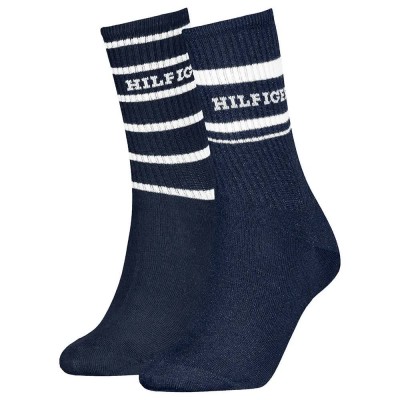 чорапи,дамски,чорапи,tommy,hilfiger,701236457,socks,2,pairs,navy,(blue)
