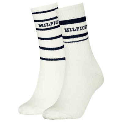 чорапи,дамски,чорапи,tommy,hilfiger,701236457,socks,2,pairs,off,white,(white)