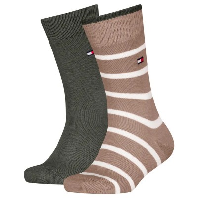 чорапи,детски,чорапи,tommy,hilfiger,701229939,socks,2,pairs,camel,(beige,green)