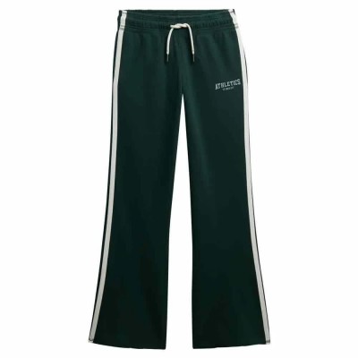 анцуг,дамски,панталони,superdry,athletic,stripe,flare,joggers,enamel,green,(green)