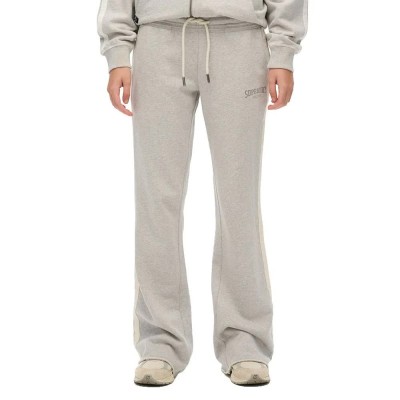 анцуг,дамски,панталони,superdry,athletic,stripe,flare,joggers,grey,(glacier,grey,marl)