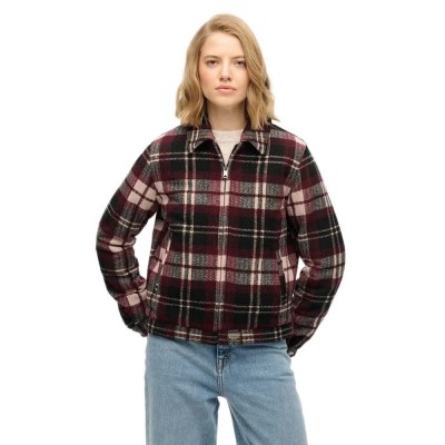 яке,дамски,якета,и,палта,superdry,checked,ranch,quilted,jacket,desert,bone,off,white,check