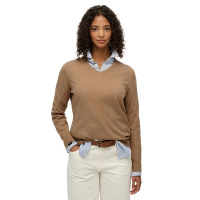 блуза,дамски,блузи,superdry,classic,sweatshirt,brown,(light,taupe,marl)