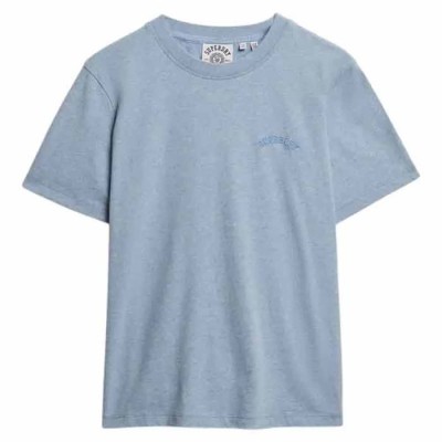 тениска,дамски,тениски,superdry,essential,logo,embroidered,short,sleeve,t,shirt,blue,fog,marl,(blue)