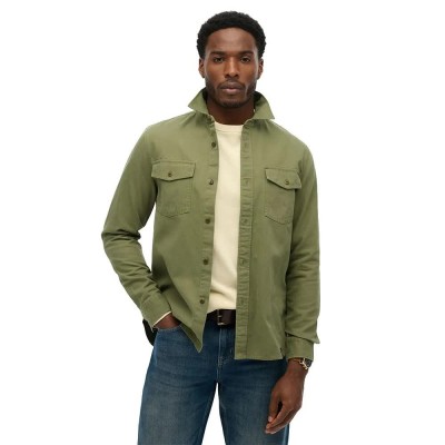 риза,с,дълъг,ръкав,мъжки,ризи,superdry,merchant,frontier,long,sleeve,shirt,green,(olive,khaki)