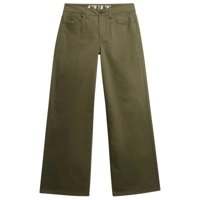 панталони,тип,чино,дамски,панталони,superdry,mid,rise,baggy,chino,pants,green,(dusty,olive,green)