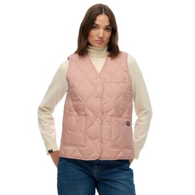 потник,дамски,потници,superdry,quilted,lite,liner,vest,vintage,blush