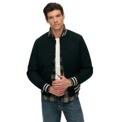 яке,мъжки,якета,superdry,varsity,monogram,wool,bomber,jacket,green,(green,wool)