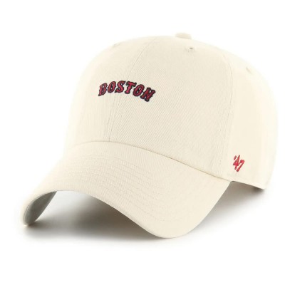 шапка,всички,шапки,47,mlb,boston,red,sox,base,runner,script,clean,up,cap,natural,(beige)