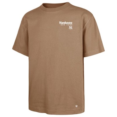 тениска,мъжки,тениски,47,mlb,new,york,yankees,lateral,foundation,short,sleeve,t,shirt,portabella
