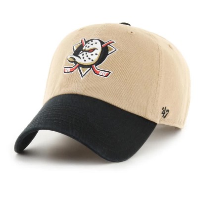 шапка,всички,шапки,47,nhl,anaheim,ducks,two,tone,clean,up,w,no,loop,label,cap,khaki
