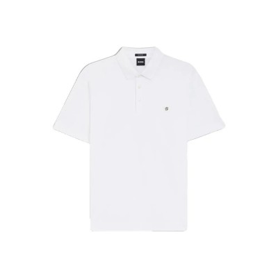 дамски,блузи,с,яка,мъжки,блузи,с,яка,boss,c,parris,short,sleeve,polo,white,(natural)