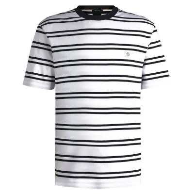 тениска,мъжки,тениски,boss,c,taut,10263030,short,sleeve,t,shirt,dark,blue,(white)