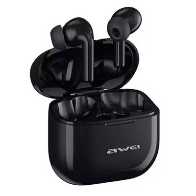 слушалки,слушалки,awei,5.3,t1,pro+,wireless,earphones,black