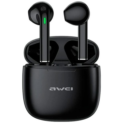 слушалки,слушалки,awei,5.3,t26,pro,wireless,earphones,black