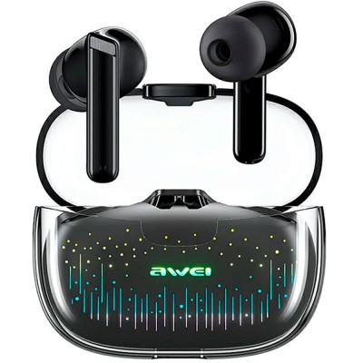 слушалки,слушалки,awei,5.3,t52,pro2,wireless,earphones,black