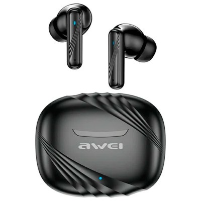 слушалки,слушалки,awei,5.3,ta6,wireless,earphones,black