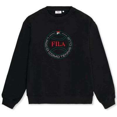 блуза,мъжки,пуловери,fila,parella,sweatshirt,black