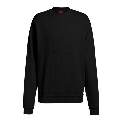 блуза,мъжки,пуловери,hugo,distreso,10266045,01,sweatshirt,black