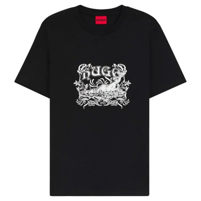 тениска,мъжки,тениски,hugo,diwom,10258299,t,shirt,black,(black)