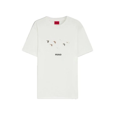 тениска,мъжки,тениски,дамски,тениски,hugo,dugolini,10272987,t,shirt,white,(natural)