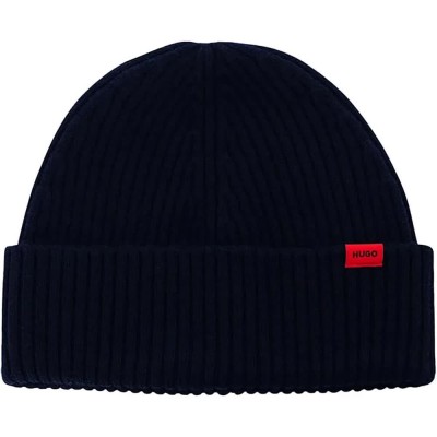 шапка,всички,шапки,hugo,xola,10263714,red,beanie,blue,(navy)