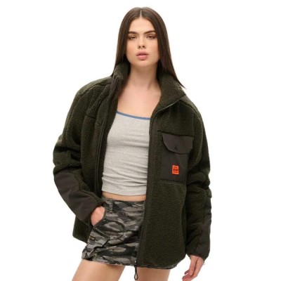 яке,дамски,якета,и,палта,superdry,expedition,borg,jacket,surplus,goods,olive,green,(green)