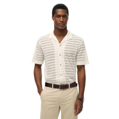 тениска,мъжки,тениски,дамски,тениски,superdry,knitted,texture,short,sleeve,t,shirt,beige,(white,crochet)