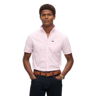 риза,с,къс,ръкав,мъжки,ризи,superdry,premium,uni,oxford,short,sleeve,shirt,city,pink,(pink)
