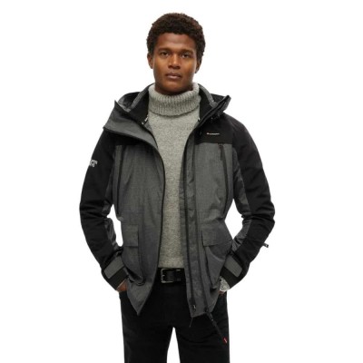 палто,мъжки,якета,superdry,textured,ultimate,windbreaker,coat,grey,marl,(grey)