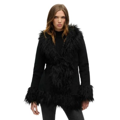 яке,дамски,якета,и,палта,superdry,vintage,afghan,jacket,black