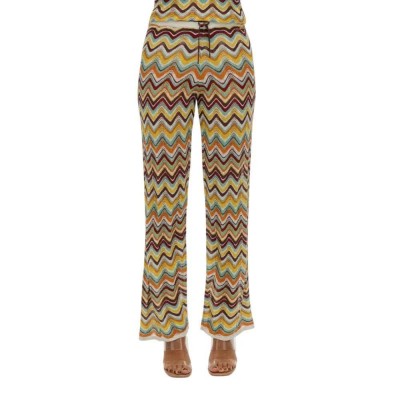 панталони,дамски,панталони,superdry,zigzag,knit,wide,pants,mint,zigzag,stripe,(brown)