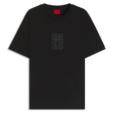 тениска,мъжки,тениски,дамски,тениски,hugo,dadso,10272987,01,t,shirt,black,(black)