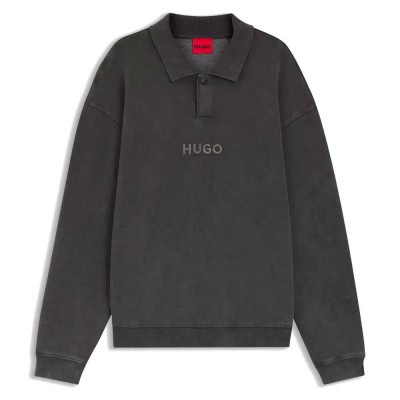 блуза,мъжки,пуловери,hugo,delwy,10273310,01,sweatshirt,charcoal