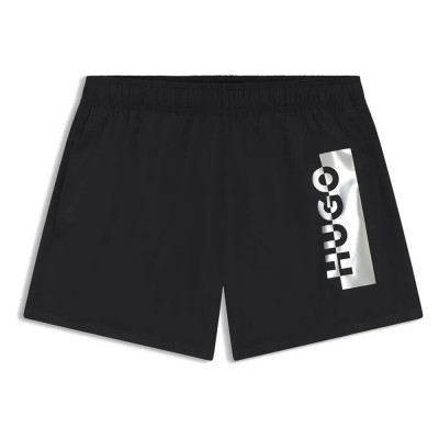 бански,гащета,мъжки,бански,костюми,hugo,silver,10274852,01,swimming,boxer,black,(black)