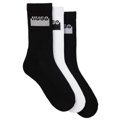 чорапи,мъжки,чорапи,hugo,metal,logo,cc,10273354,01,socks,3,units,white,black,(960,open,miscellaneous)