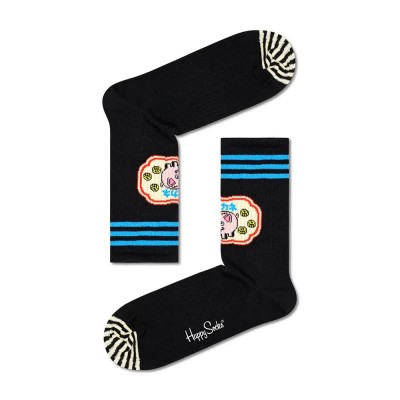 чорапи,мъжки,чорапи,happy,socks,3,4,piggy,bank,socks,long,socks,multicolor,(black)