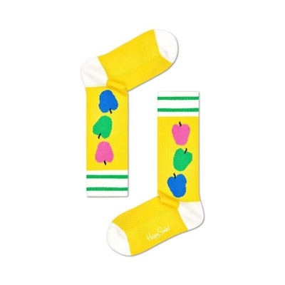 чорапи,детски,чорапи,happy,socks,apple,rib,socks,multicolor,(yellow)