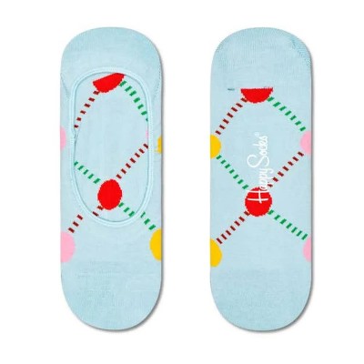 чорапи,мъжки,чорапи,happy,socks,argyle,dot,liner,long,socks,multicolor,(blue)