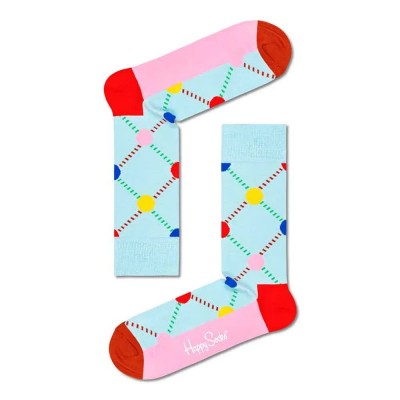 чорапи,мъжки,чорапи,happy,socks,argyle,dot,long,socks,multicolor,(blue)
