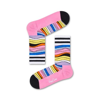чорапи,мъжки,чорапи,happy,socks,athletic,layers,mid,high,long,socks,multicolor,(pink)
