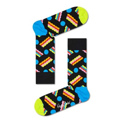 чорапи,мъжки,чорапи,happy,socks,bacon,long,socks,multicolor,(black)