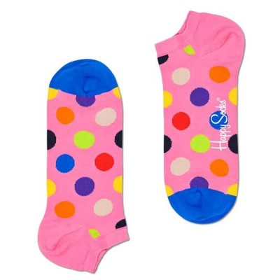 чорапи,мъжки,чорапи,happy,socks,big,dot,low,long,socks,multicolor,(pink)