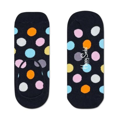 чорапи,мъжки,чорапи,happy,socks,big,liner,dot,long,socks,multicolor,(black)