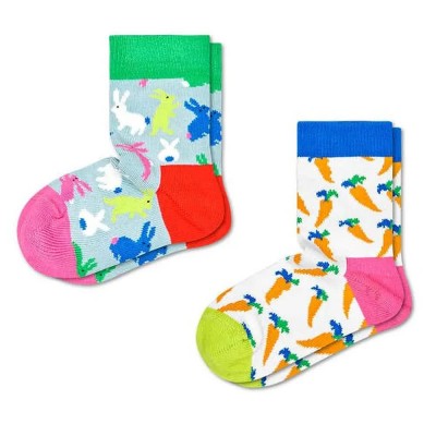 детски,чорапи,детски,чорапи,happy,socks,bunny,kids,socks,2,pairs,blue,(white,blue)