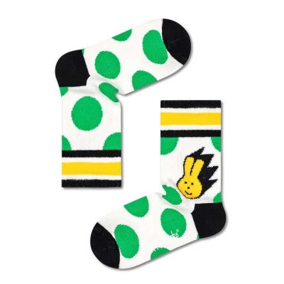 чорапи,детски,чорапи,happy,socks,bunny,rib,socks,multicolor,(white)