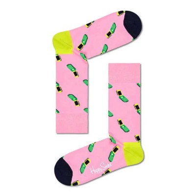 чорапи,мъжки,чорапи,happy,socks,call,me,maybe,long,socks,multicolor,(pink)