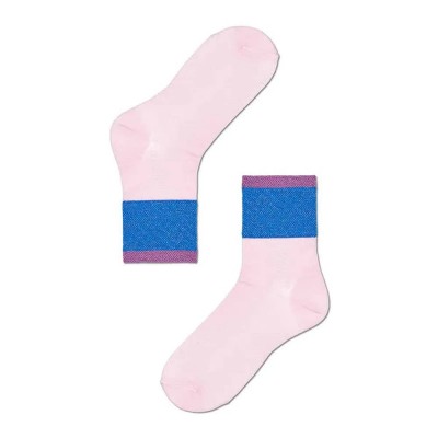чорапи,мъжки,чорапи,happy,socks,charlotte,ankle,long,socks,multicolor,(pink)
